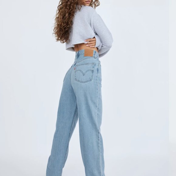 Levi's High Loose Women's Jeans - Pale Blue - Picture 4 of 8